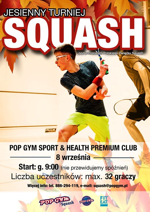 Drodzy gracze squash! Przed nami kolejny Turniej Squash w Radomiu pod patronatem Polski Squash…